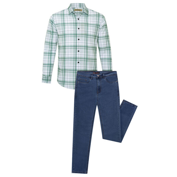 MENS CASUAL SHIRT AND JEANS