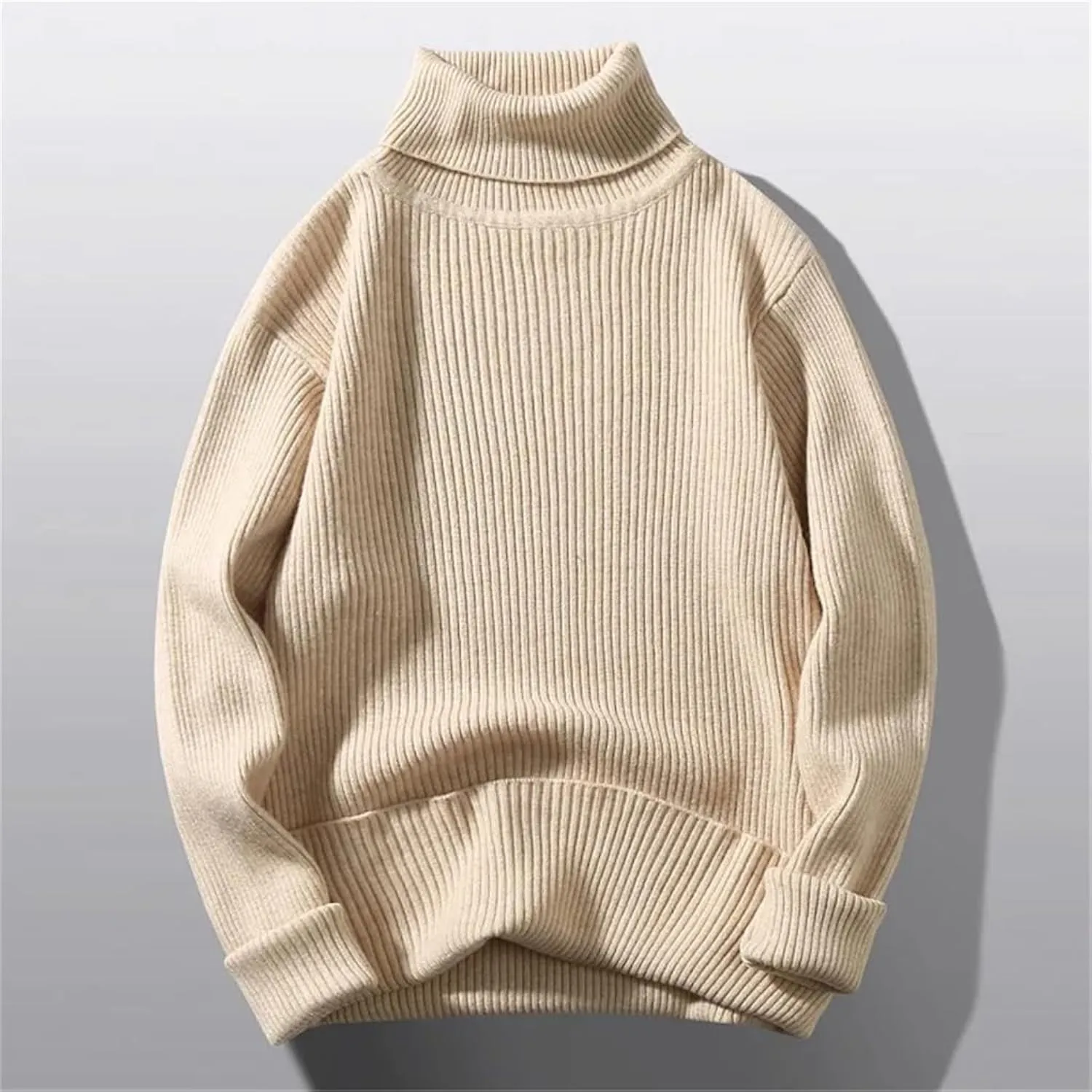 beige sweater, ribbed turtleneck, unisex winter wear,Cotton febrics warm sweater, বেইজ সোয়েটার, টার্টলনেক সোয়েটার, শীতের পোশাক, পুরুষদের সোয়েটার, নারীদের সোয়েটার